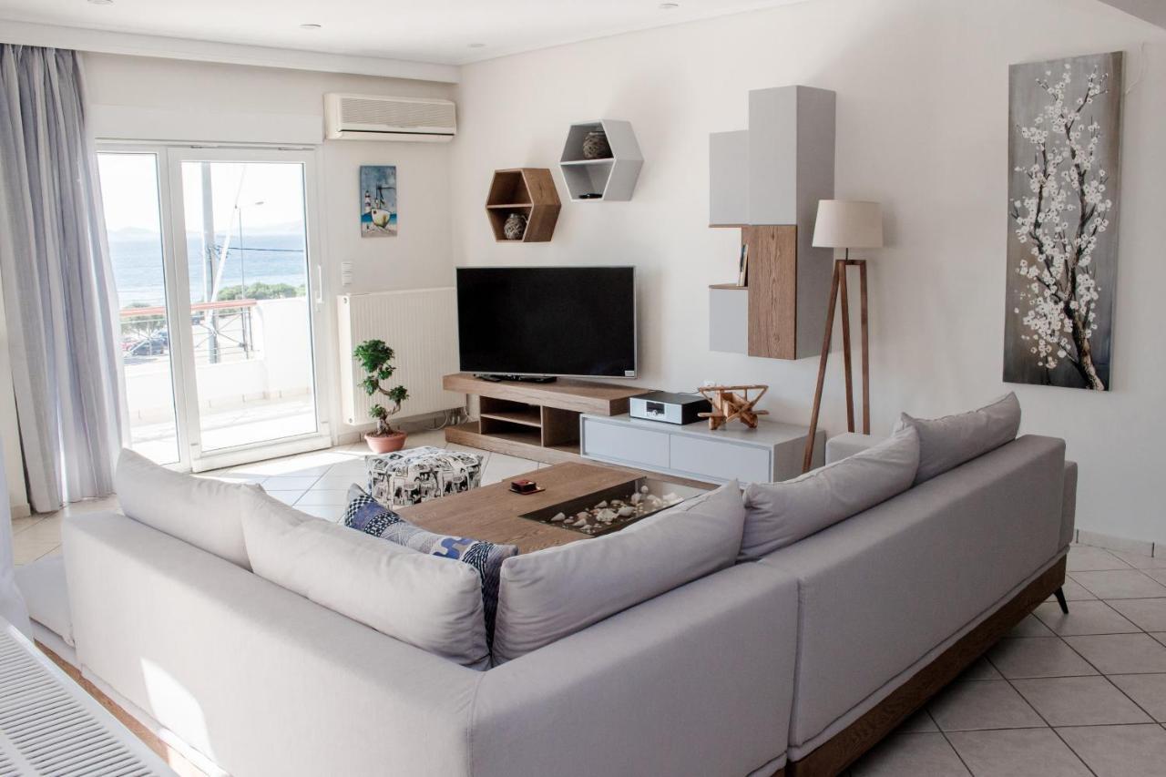 Saronida Luxury Seaview Apartment By The Sea מראה חיצוני תמונה